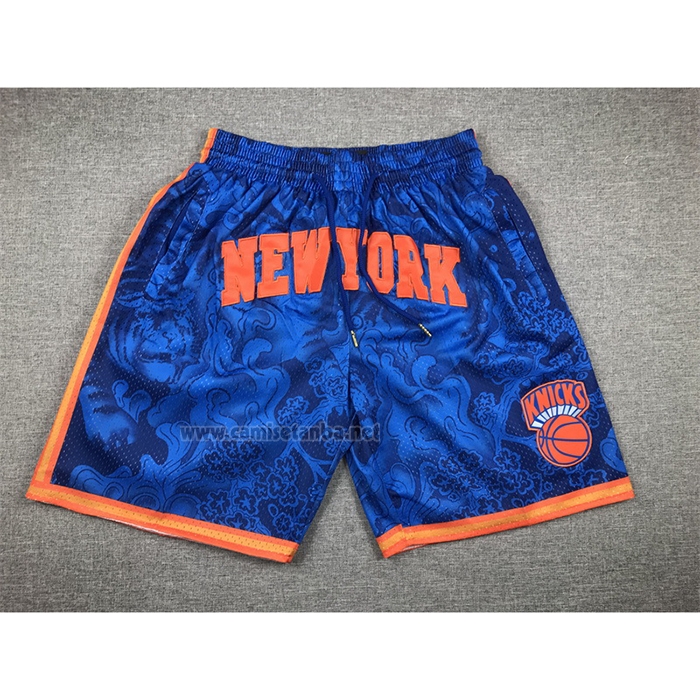 Pantalone New York Knicks Special Year Of The Tiger Azul